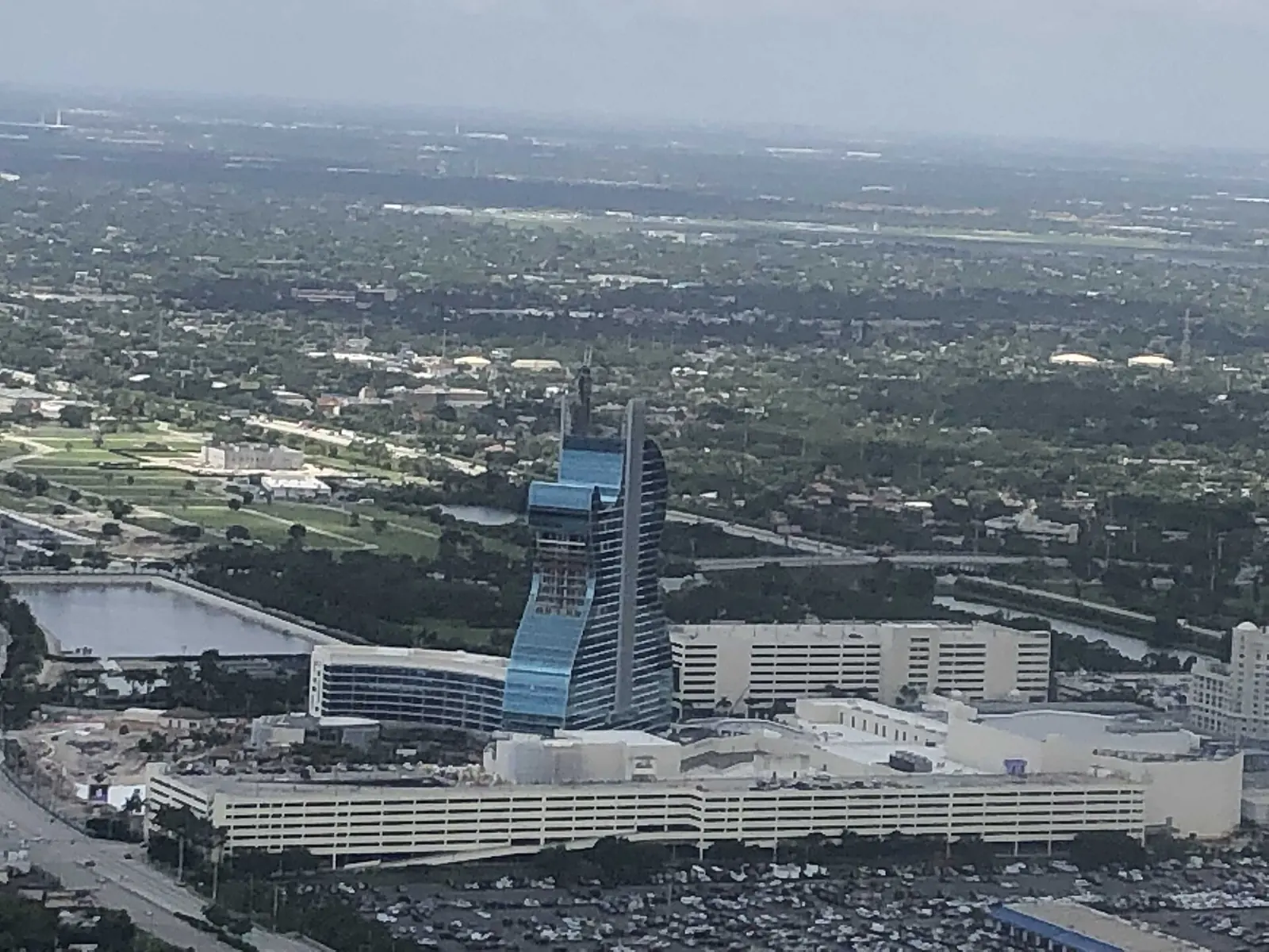 The Seminole Hard Rock Hotel & Casino complex in Hollywood, Florida